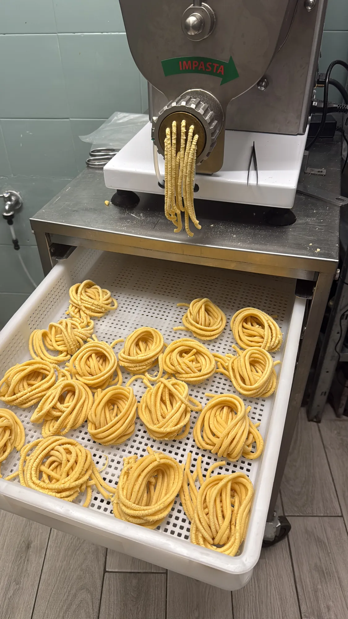 tagliolini ad asciugare